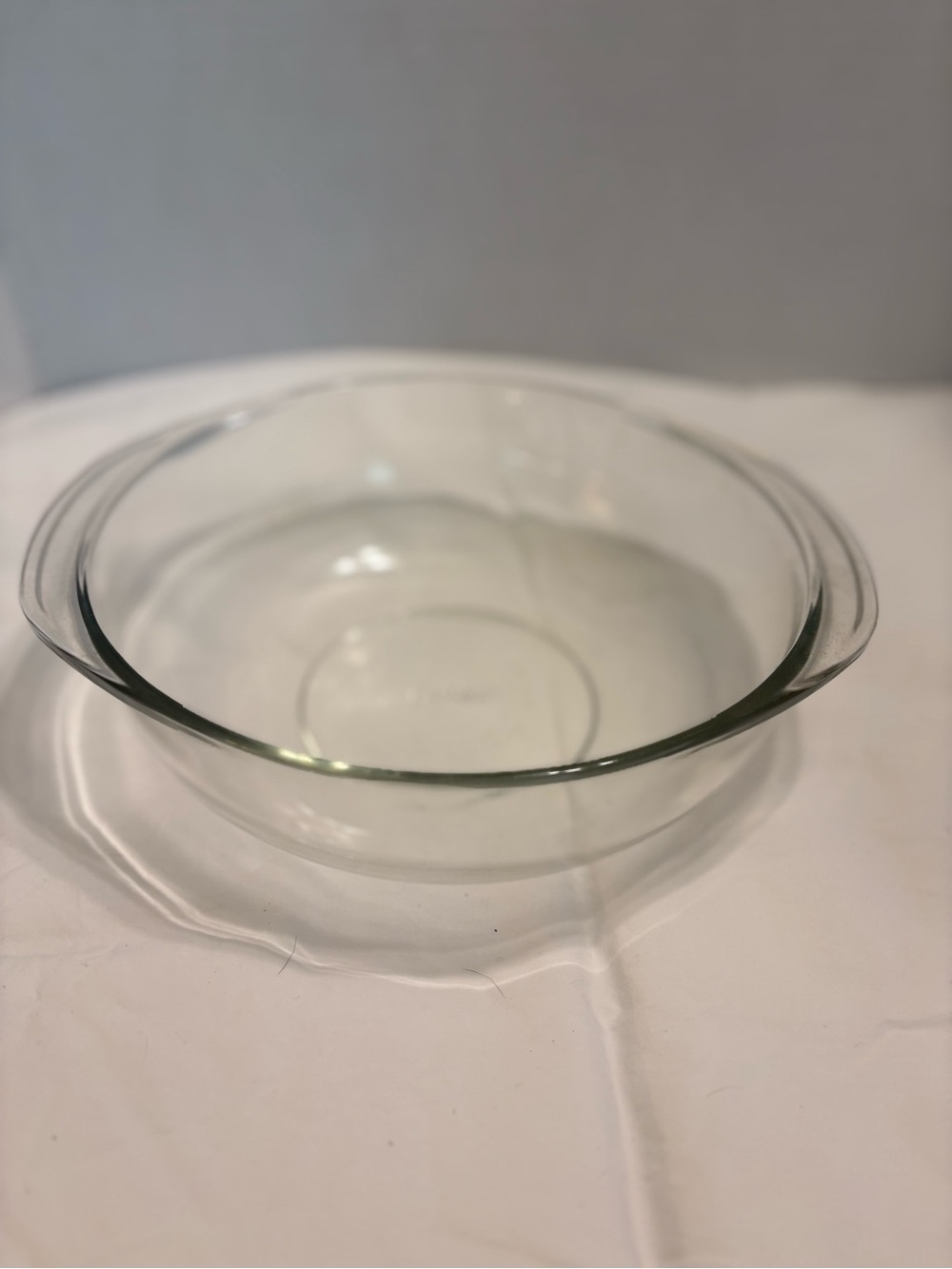 Vintage PYREX #024 Clear Glass 2-quart Casserole Dish NO LID